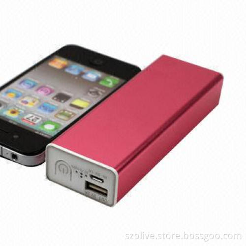 Flashlight Portable Tube Charger Power Bank with 1W LED Torch